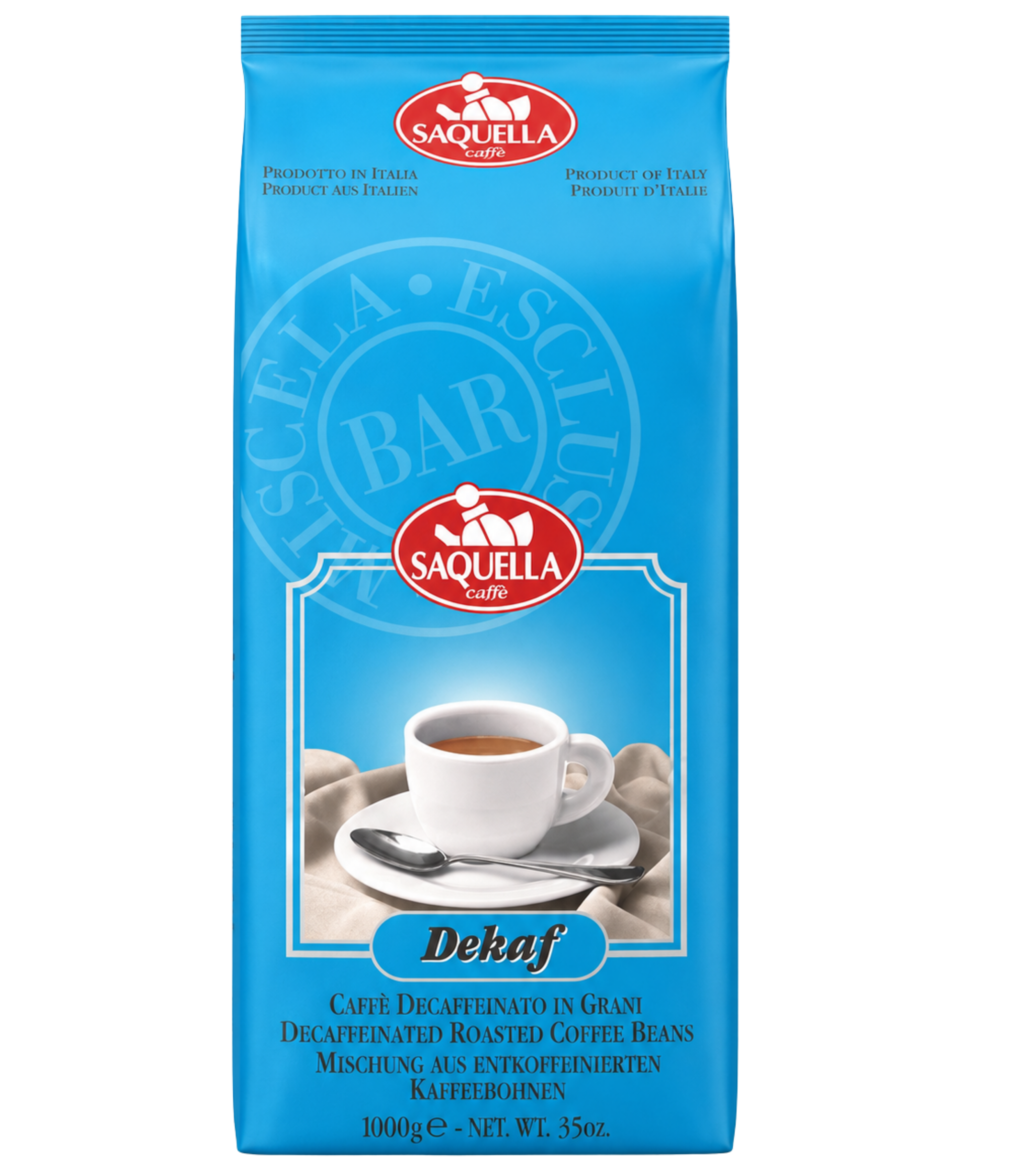 Saquella 1 Kg Dekaf Kaffeebohnen Bohnen