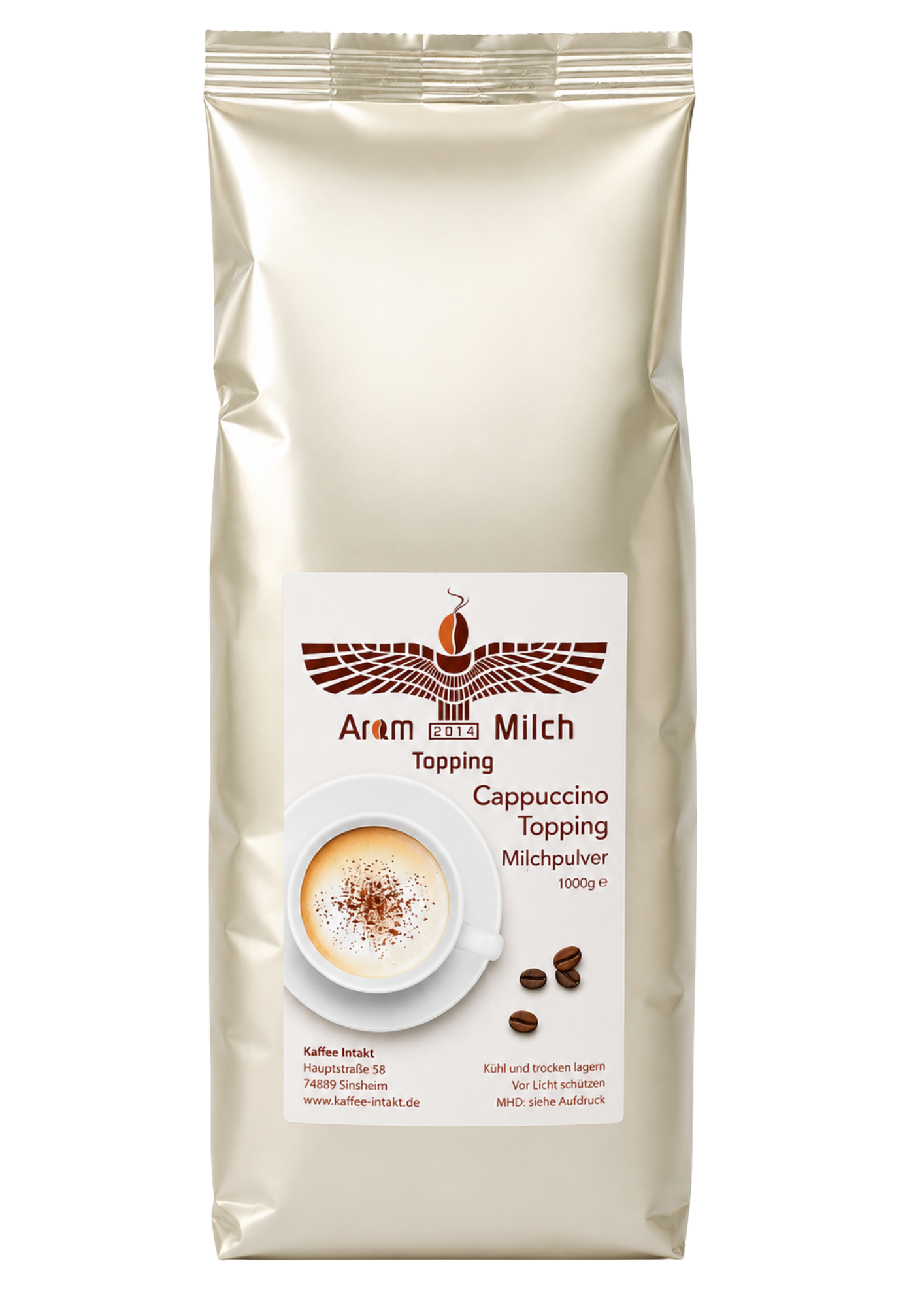 Aram Milch-Topping Milchpulver 1000g für Vending Automaten