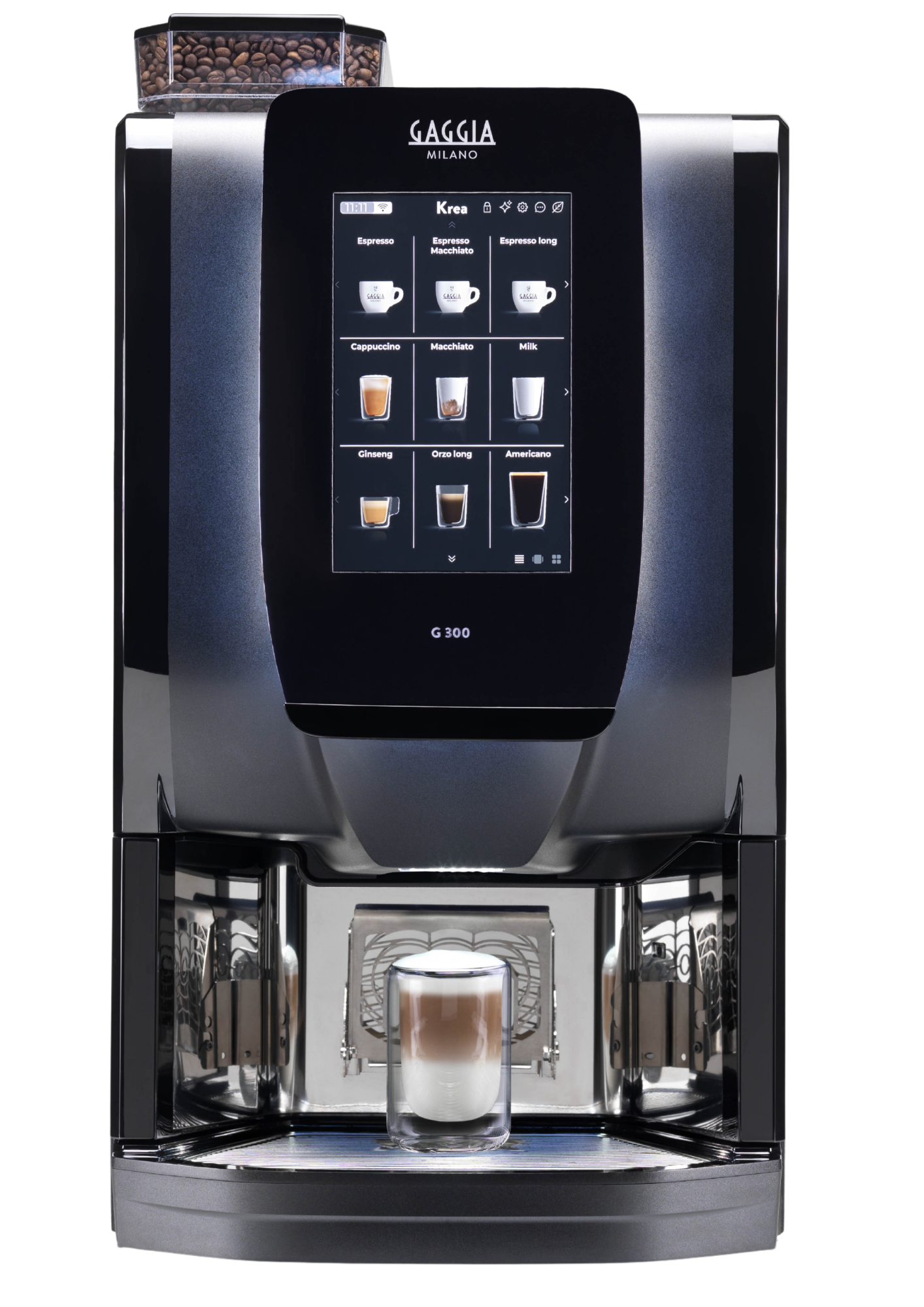 Gaggia G 300 KREA Festwasseranschluss - Professional Kaffeevollautomat ES +3 IN (3x Pulverfach)
