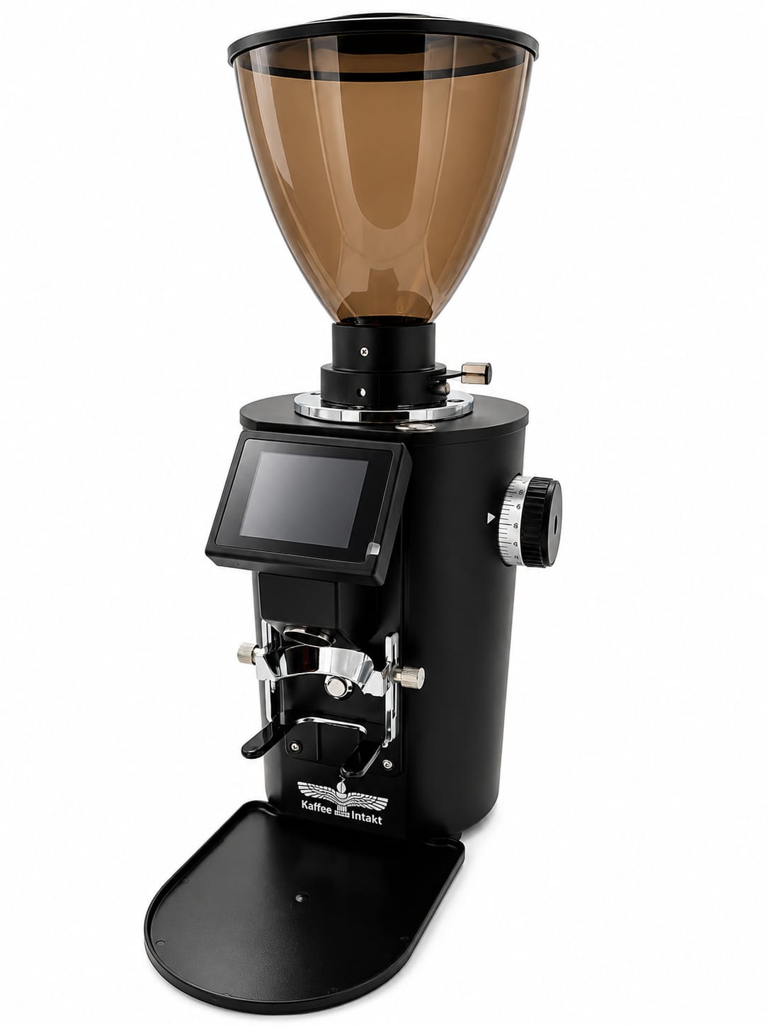 ARAM Kaffeemühle LED Display Touch 64mm Titanium Scheiben 1Kg Bohnenbehälter