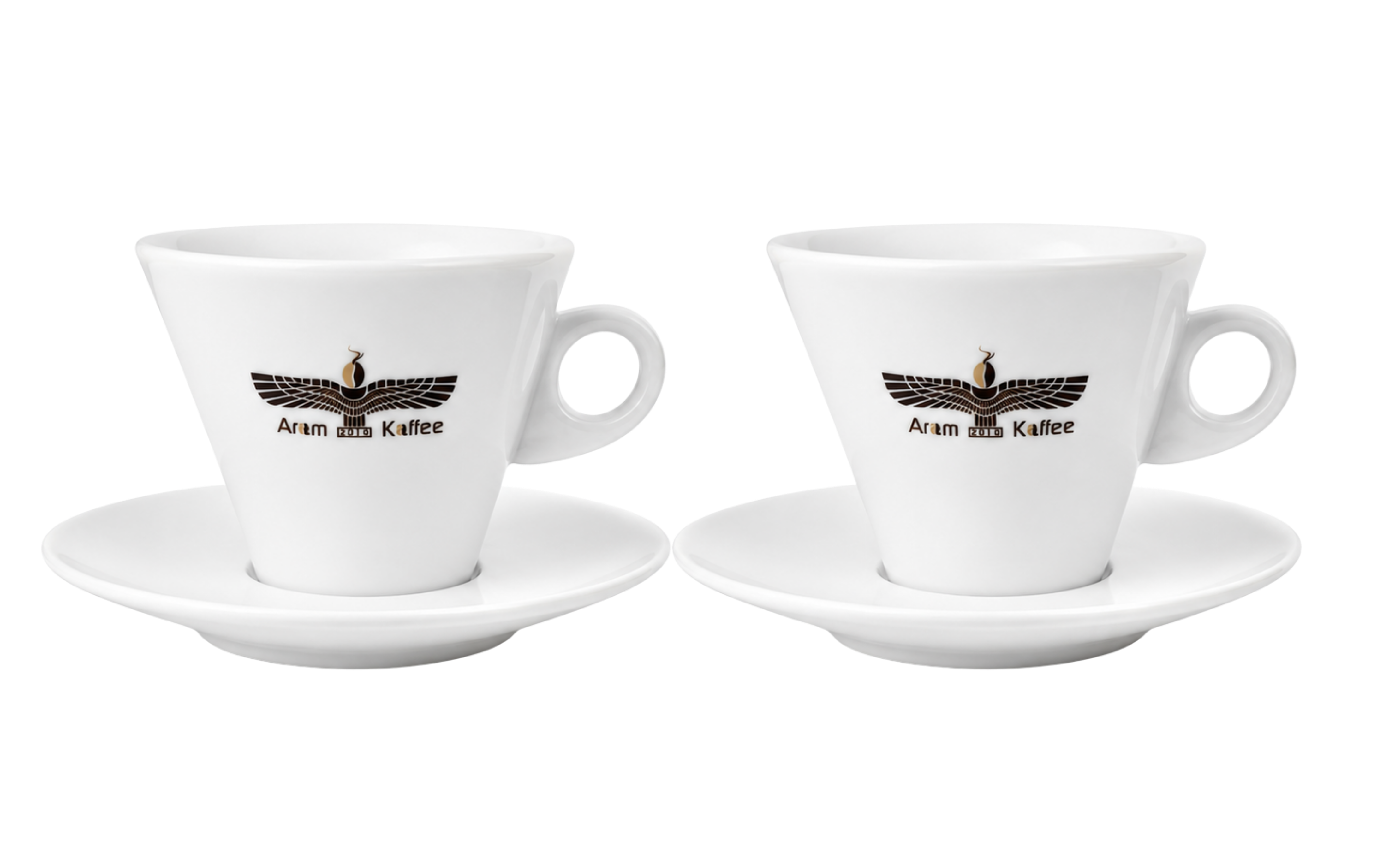 O24 - Aram-Kaffee Porzellan Espresso Tassen  (2er Set) 